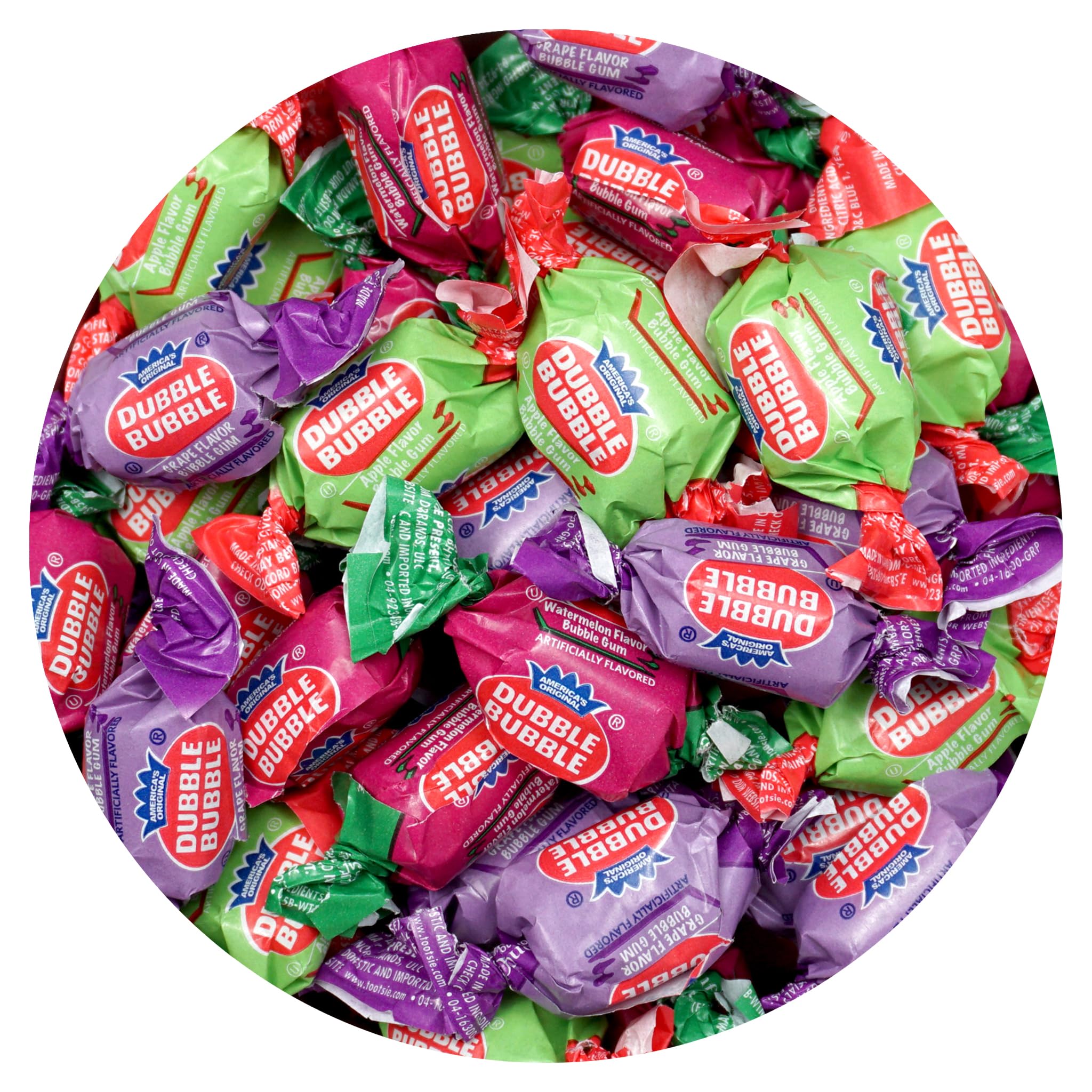 Amazon.com : Double Assorted Fruit Flavored Bubble Gum - 5 Pound